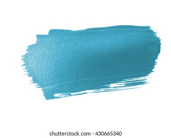 Blue Paint Smear Stroke Stain On Stock Illustration 430665340 ...