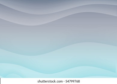 Blue  Peaceful Soothing Calming Curves Abstract Background