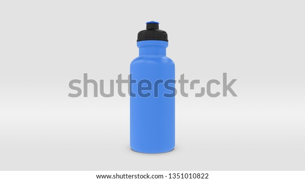 Download Blue Plastic Squeeze Bottle Souvenir Product Stock Illustration 1351010822