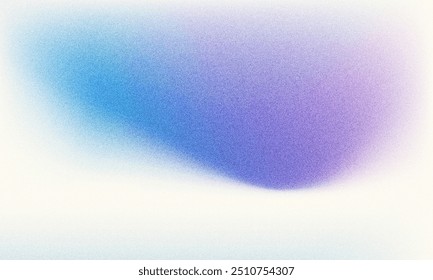 Blue and Purple Abstract gradient background with grainy texture