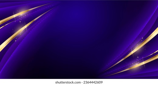 Blue Purple and Golden Background. New year poster with festive and celebratory design. Event stage backdrop with stunning and eye-catching visuals. Show led motion visuals for any event or occasion.  - Powered by Shutterstock