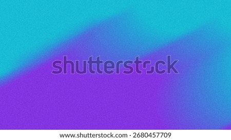 Blue and purple gradient background with rough noise grain surface.