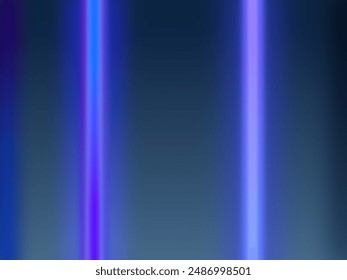 Blue and purple ray image