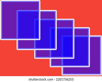 Blue Or Purple Square Background Illustration