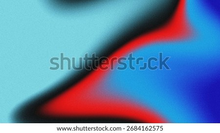 Blue and Red Gradient Abstract Background with Modern Blur