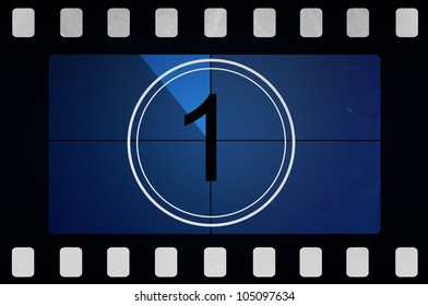 Film Countdown 1 Stock Illustration 107491922