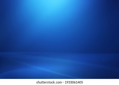 Blue Room Of 3d Abstract Background.