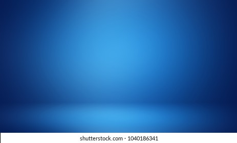 Blue room in the 3d  Background