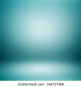 Blue room abstract background