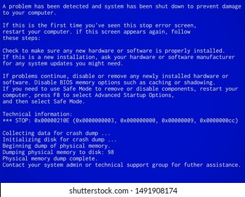 2,744 Blue screen of death Images, Stock Photos & Vectors | Shutterstock