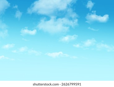 Blue Sky with small clouds