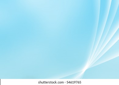 Blue Soothing Vista Curves Abstract Background Wallpaper