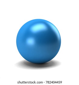 Blue Sphere 3d Render Illustration Stock Illustration 782404459