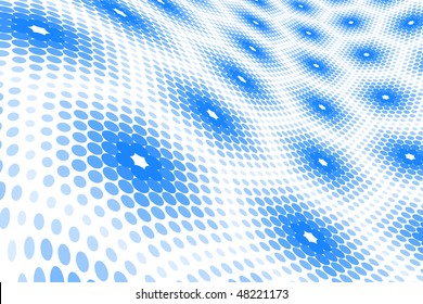 Blue Spot Pattern
