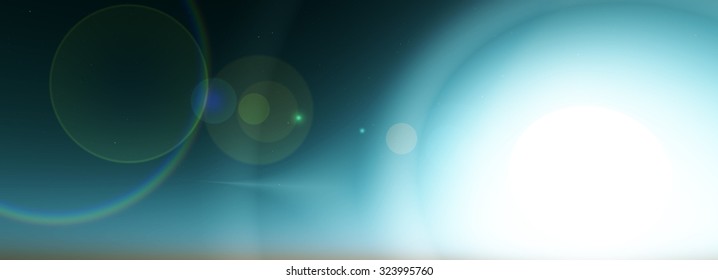 blue sunshine background