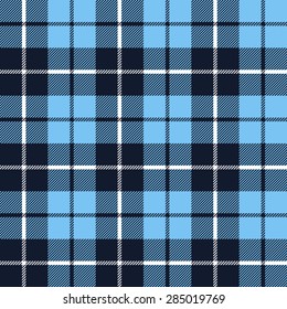 Blue Tartan Fabric Texture Square Pattern Stock Vector (Royalty Free ...