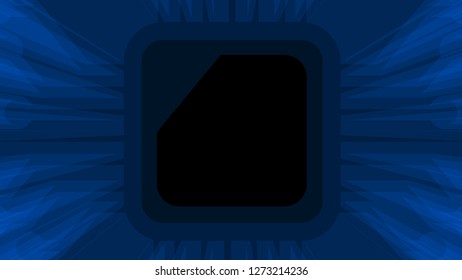 Blue Technology Background 