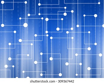 Blue Technology background