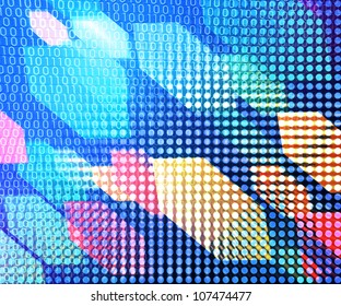 Blue Technology Concept Background