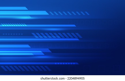 blue techonology lines connection gradient cyber background
