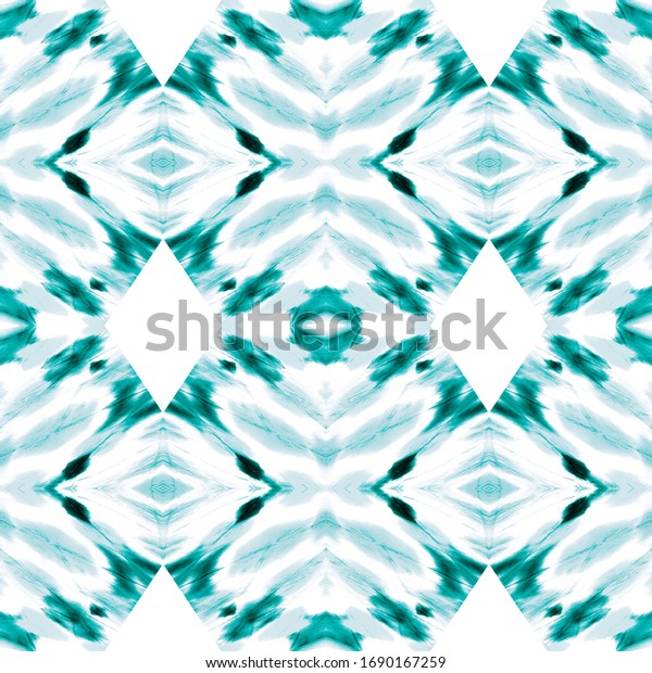 青のネクタイの染料の背景 アラビアン キリム インクのテクスチャーキリム カラフルなペルシャ絨毯 水彩画 青 緑色のシームレスなデザイン 幾何学絨毯 ターコイズ ネクタイの染め模様 のイラスト素材 1690167259