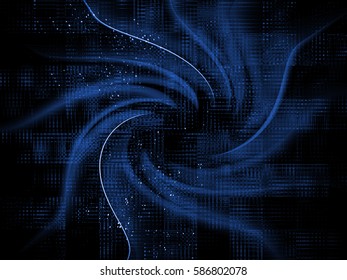 Blue Twirl Background