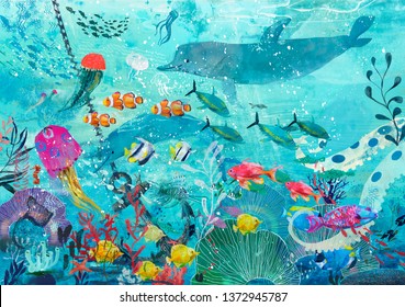 30,723 Cartoon underwater bubbles Images, Stock Photos & Vectors ...