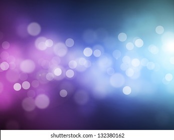 Blue Violet Bokeh Abstract Light Background