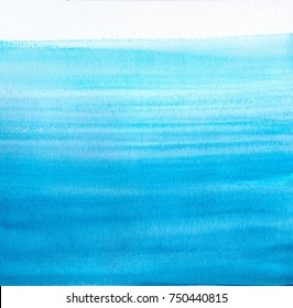 Blue Watercolor Background 