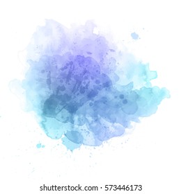 Blue Watercolor Splash Vector Stock Vector (Royalty Free) 573446203 ...