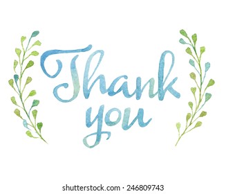 18,204 Watercolor thank you Images, Stock Photos & Vectors | Shutterstock