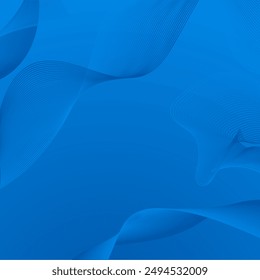 Blue Wave Abstract Background, Digital Art, Wallpaper Poster Presentation Web Design Brochure - Powered by Shutterstock