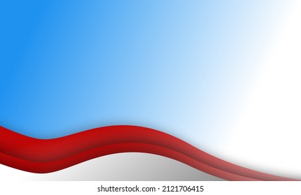 Blue Wave Banner For Backdrop, Poster, Social Media, Background, Invitation