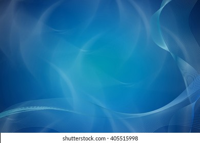 Blue Wavy Abstract Background