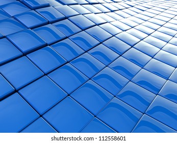 Blue Wavy Background