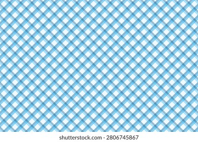 Blue and white checkered seamless pattern abstract textured geom