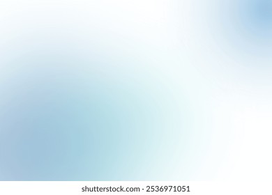 Blue white gradient abstract pattern studio background Light gives luxurious shine. Walls and floor of room sparkling, flat metal, with deep curves and dimensions. cool tone, feeling of water