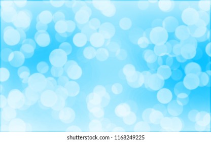 Bokeh Blue Abstract Background Stock Illustration 769686634