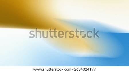 Blue and yellow background with white gradient.