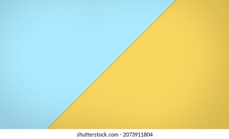Blue and yellow pastel paper colors for graphics, Website, banner, poster design for Wallpaper - Shutterstock ID 2073911804