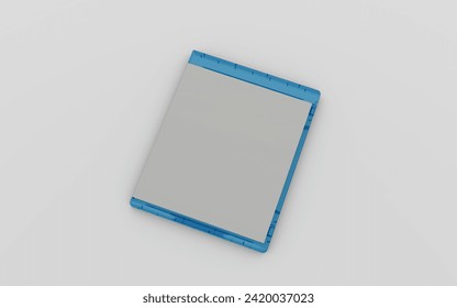 Blueray template - 3D rendering