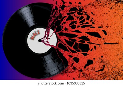 118 Shattered Record Images, Stock Photos & Vectors | Shutterstock