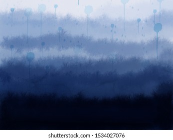 Blue-toned background image Is a gradation from dark to light colors Like a tree in the jungle, like that, or like the pouring rain - Powered by Shutterstock