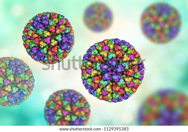 Bluetongue Virus Btv 3d Illustration Virus Stock Illustration 1129395383