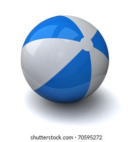 Blue&white Beach Ball