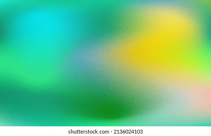 Blur Background Green Gradient With Noise Grain Effect