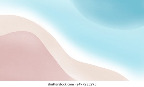 Blur background with pastel colors with wavy shapes, modern smooth gradient background colors. For covers, wallpapers, branding, business cards, social media and other projects. - Powered by Shutterstock