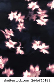Blur floral pattern featuring hand-drawn flowers with soft, elegant lines. Ideal for textile prints, fashion fabrics, wallpaper, and packaging design. Botanical and romantic in style, abstract 