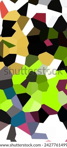 Blur polygon abstract ornament wall art Stock foto © 