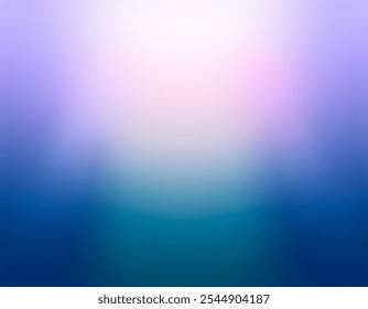 A blurred background featuring soft blue and purple light, creating a dreamy and ethereal atmosphere